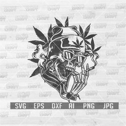 skull smoking weed svg | smoking joint svg | cannabis svg | marijuana svg | rasta svg | joint svg | weed svg | 420 svg |