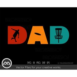 disc golf svg dad - disc golf svg, disc golf, golf svg, disc golf cricut, frisbee svg, dxf, png
