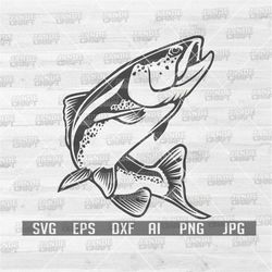 trout fish svg | trout fish png | fishing svg | fish clipart | fist cutfile | fish dxf | fishing png | lake fishing svg