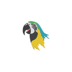 embroidery file parrot 2 13x18 frame machine embroidery paraface parrot bird birds parrot macaw