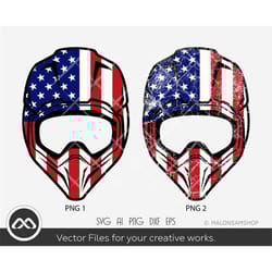 motocross svg american dirt bike - helmet svg, motocross svg, motorcycle svg, extreme sports svg, dxf eps png