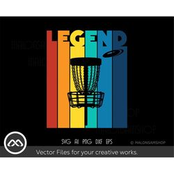 disc golf svg legend - disc golf svg, disc golf, golf svg, disc golf cricut, frisbee svg, dxf, png