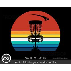 disc golf svg retro - disc golf svg, disc golf, golf svg, disc golf cricut, frisbee svg, dxf, png