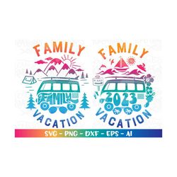 family vacation mountains beach svg family vacation van we are  family roadtrip cut file silhouette cricut cameo downloa