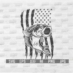 us bass fish svg | us fishing svg | bass fishing svg | fishing clipart | fishing cut files | angling svg | bass fishing