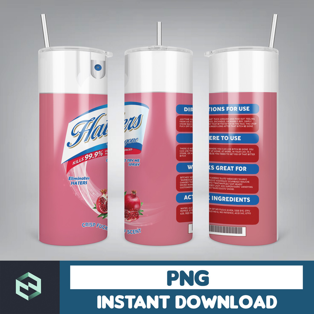 Haters Be gone, Bitch Spray, Bitch Be gone, Elimantes Haters, Crisp Fuck off scent, bitch spray, PNG Instant Download (5).jpg