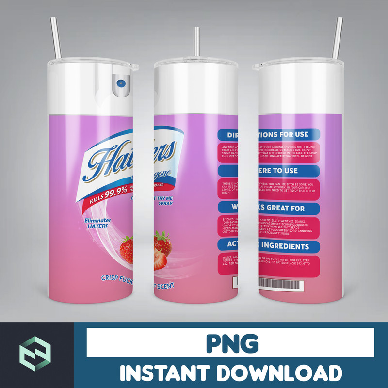 Haters Be gone, Bitch Spray, Bitch Be gone, Elimantes Haters, Crisp Fuck off scent, bitch spray, PNG Instant Download (6).jpg