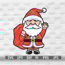 santa claus svg | christmas svg | cute santa svg | santa clipart | santa cutfile | christmas shirt svg | santa claus png