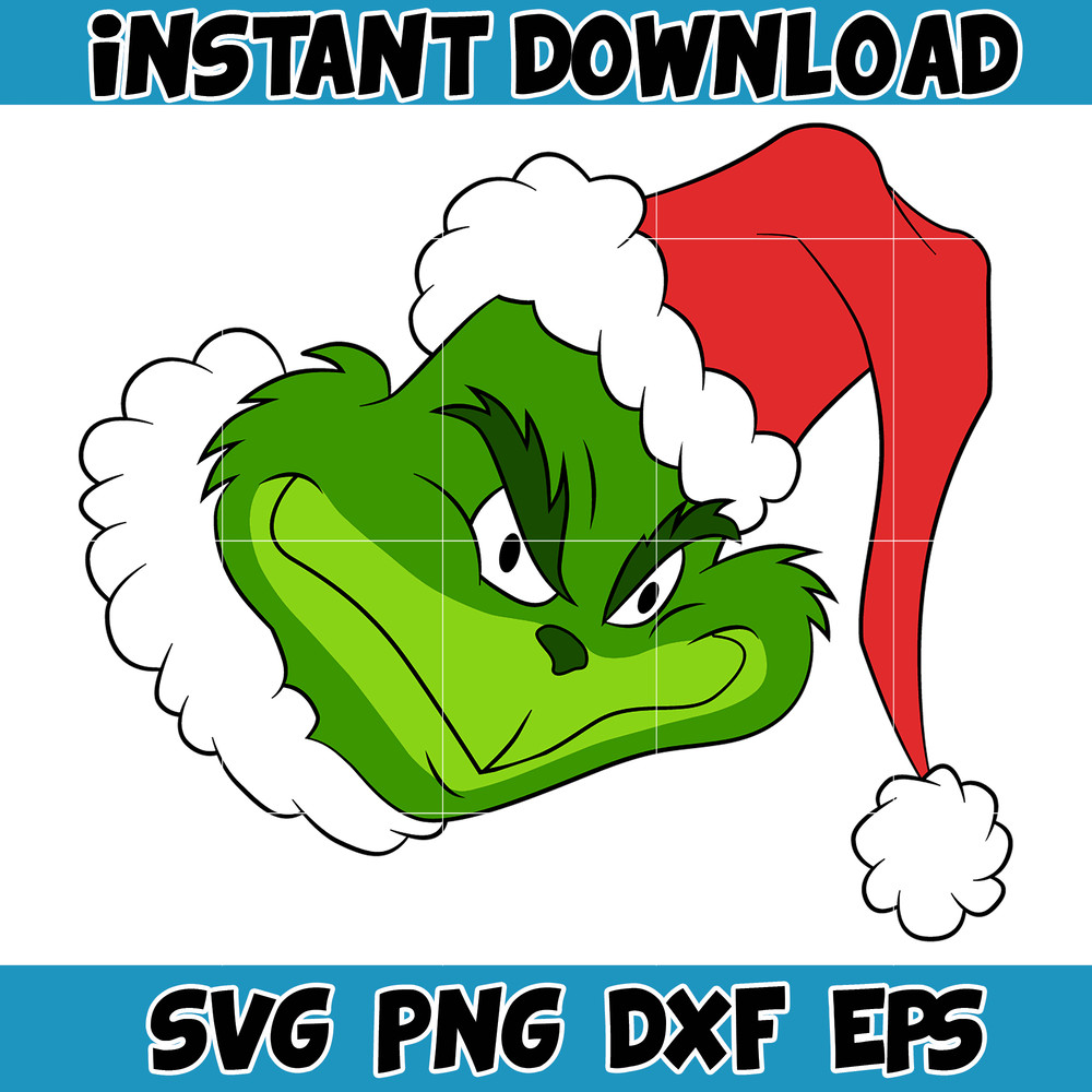 Grinch SVG, Grinch Christmas Svg, Grinch Face Svg, Grinch Hand Svg, Clipart Cricut Vector Cut File, Instant Download (231).jpg