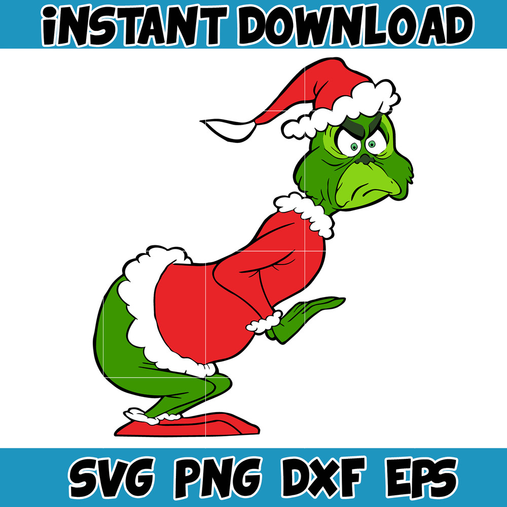 Grinch SVG, Grinch Christmas Svg, Grinch Face Svg, Grinch Hand Svg, Clipart Cricut Vector Cut File, Instant Download (232).jpg