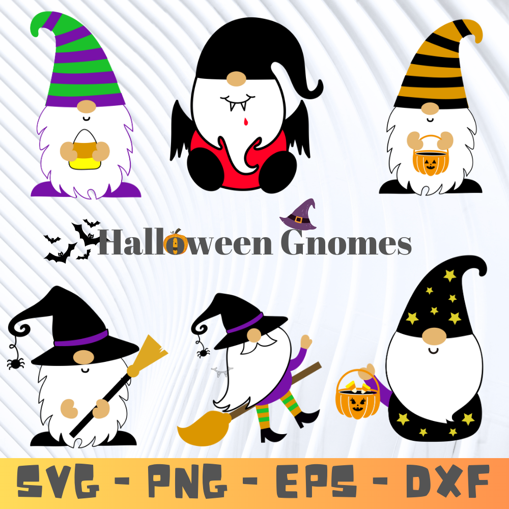 Gnomes Halloween LOGOS SVG and png.png