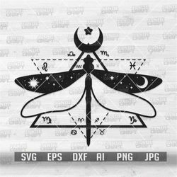 celestial fly svg | mystical fly svg | dragon fly svg | mystical animal svg | fly clipart | fly cutfile | mystical fly p