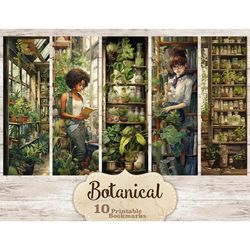 Botanical Bookmarks Printable | Instant Download Bundle