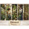 Botanical Bookmarks Printable, Instant Download Bundle, GlamArtZhanna, Plant Lover Digital Paper, Botanical Bookmarks, Black Girl Bookmarks, Botanical Printable