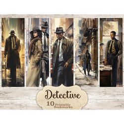 Detective Printable | Bookmark Designs