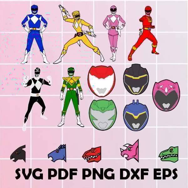 Power Ranger Svg, Power Ranger CLipart, Power Ranger Eps, Po - Inspire ...