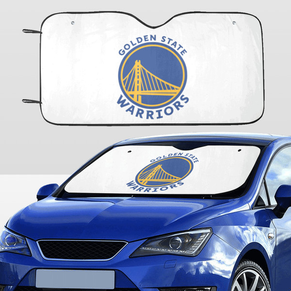 Golden State Warriors Car SunShade.png