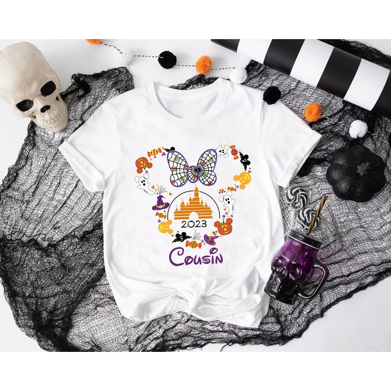 Custom Disney Family Halloween Shirt, Disney Halloween Crew, Disney Family Matching Shirt, Disneyland Halloween Ears, My First Halloween Tee - 4.jpg
