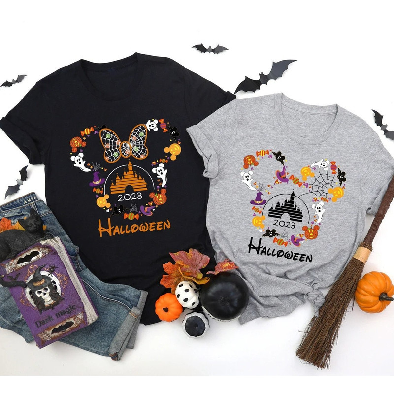 Custom Disney Family Halloween Shirt, Disney Halloween Crew, Disney Family Matching Shirt, Disneyland Halloween Ears, My First Halloween Tee - 5.jpg
