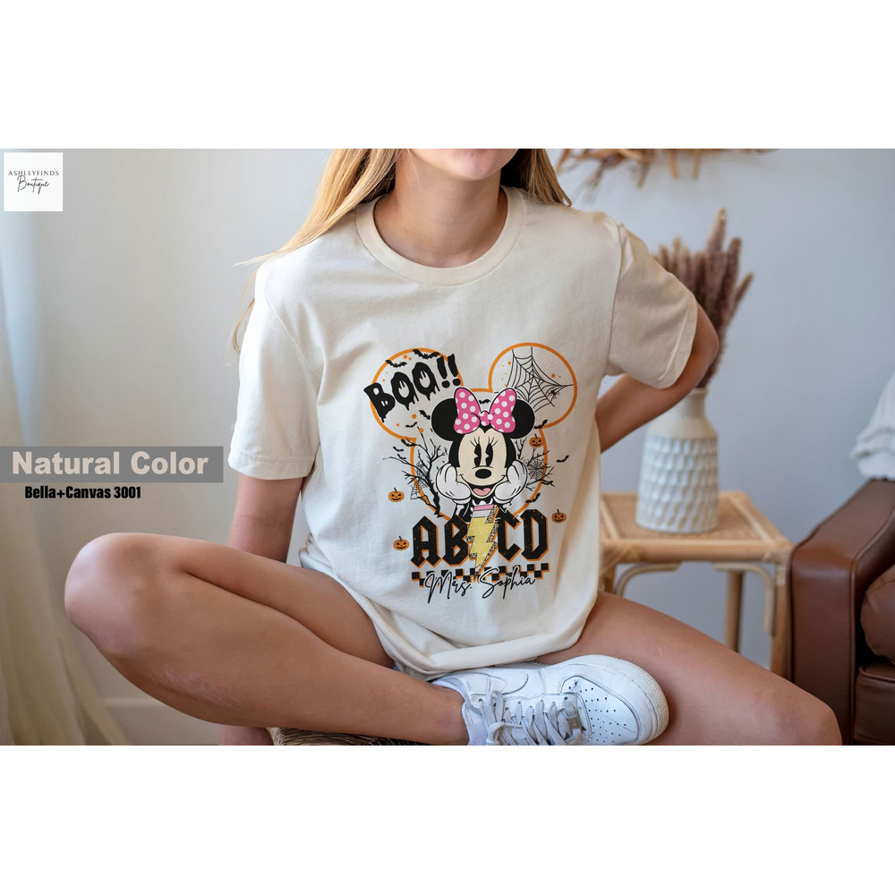 Custom Teacher Halloween Comfort Shirt, Teacher Team Shirts, Personalized School Tshirt, Teacher Gift, Customized Name Teacher Shirt - 6.jpg