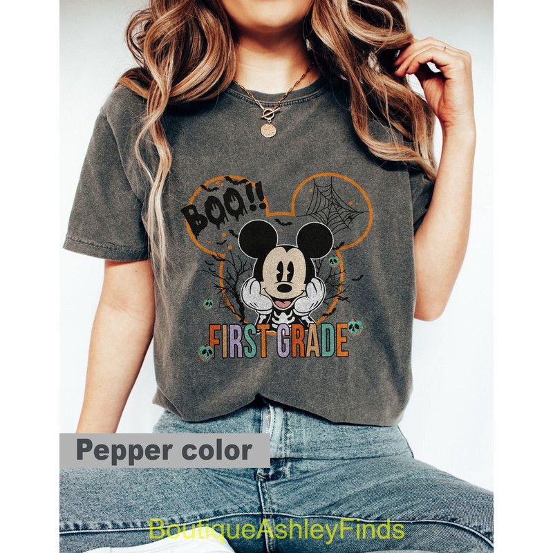 Disney Fifth Grade Halloween Shirt, Fifth Grade Teacher Shirt, 5th Grade Teacher Shirt, Disney Teacher Halloween, Grade 5 Teacher Shirt - 2.jpg