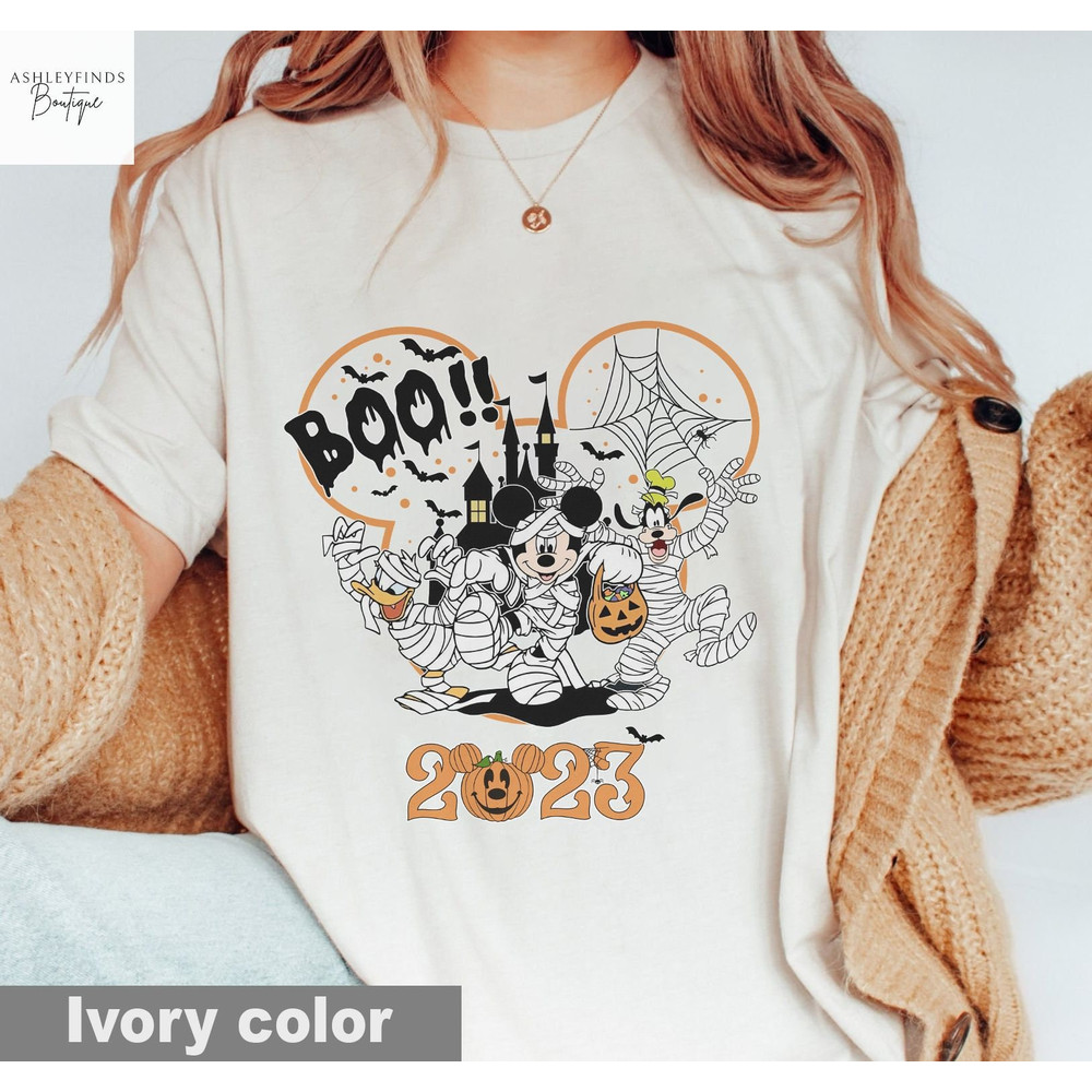 Disney Halloween 2023 Shirt, Disney Halloween Matching Shirt, Disney Family Shirt, Disney Halloween Shirt, Mickey Minnie and Friends Shirt - 5.jpg
