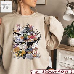 disney halloween vintage shirt, mickey halloween vintage shirt, stitch halloween shirt, pooh halloween shirt, disney ske