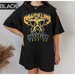 retro disney a goofy movie powerline world tour 95' comfort color shirt, vintage goofy movie powerline shirt, disneyland