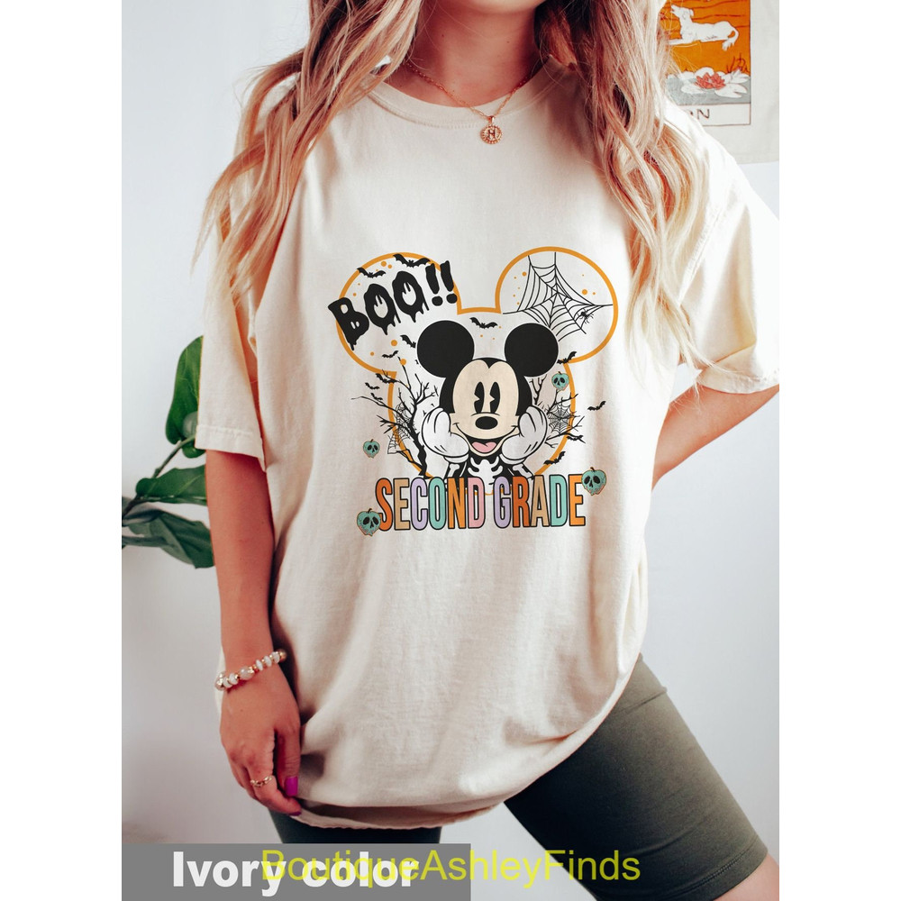Disney Second Grade Halloween Shirt, Second Grade Teacher Shirt, Disney Teacher Halloween, 2nd Grade Teacher Shirt, Grade 2 Teacher Shirt - 4.jpg