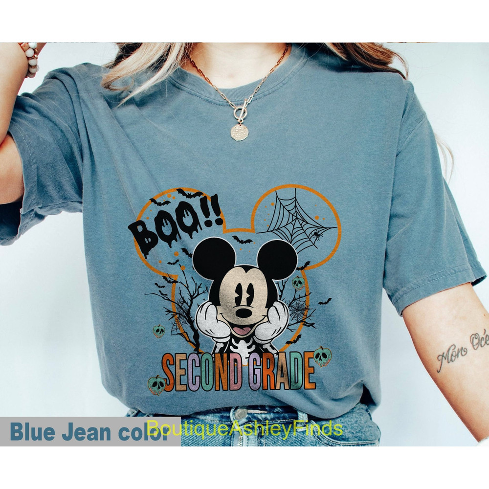 Disney Second Grade Halloween Shirt, Second Grade Teacher Shirt, Disney Teacher Halloween, 2nd Grade Teacher Shirt, Grade 2 Teacher Shirt - 6.jpg