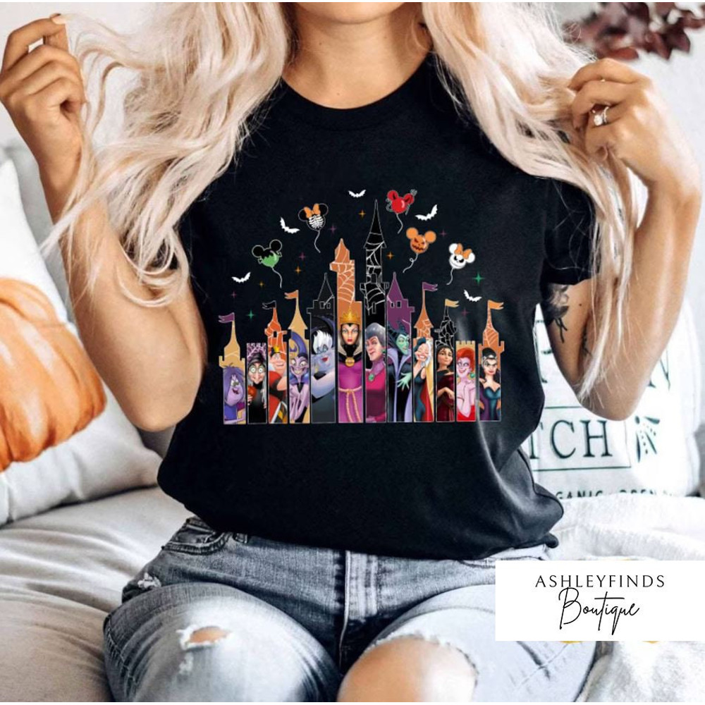 Disney Villains Shirt, Disney castle Shirt, Villains Squad Shirt, Disney Character Shirt, Disney Halloween Shirt, Halloween Party Shirt, XT - 2.jpg