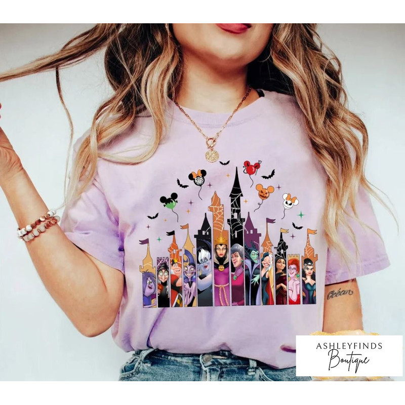 Disney Villains Shirt, Disney castle Shirt, Villains Squad Shirt, Disney Character Shirt, Disney Halloween Shirt, Halloween Party Shirt, XT - 3.jpg