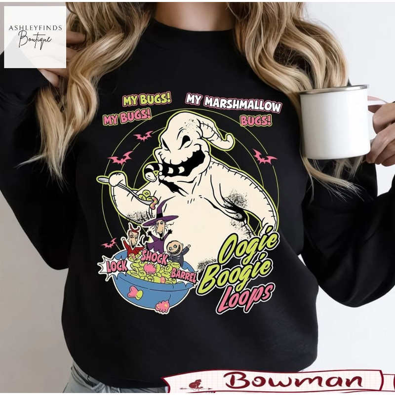 HLW Oogie Boogie Loops Comfort Colors Shirt ,Oogie Boogie Halloween Party Sweatshirt, Boogie Man The Nightmare Before Christmas - 6.jpg
