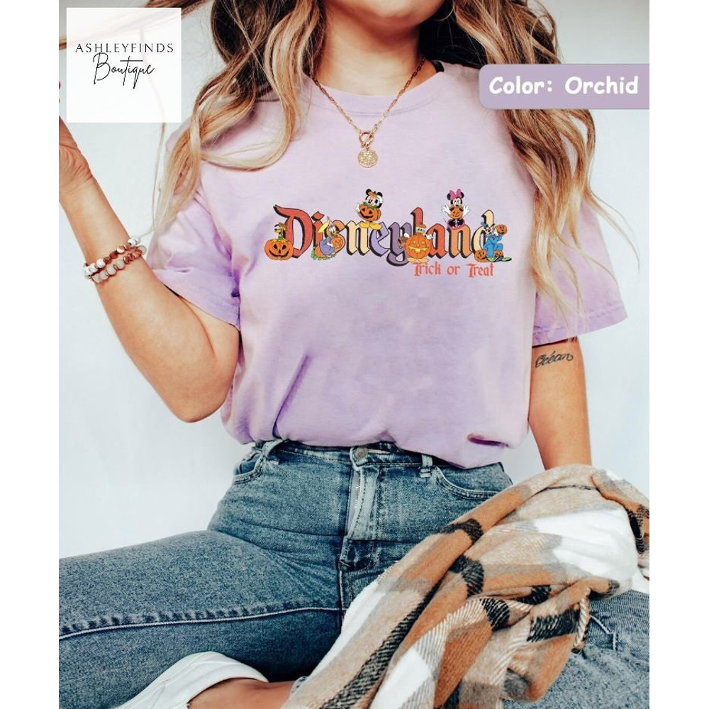 Retro Disneyland Halloween Shirt, Vintage Mickey And Friends Shirt, Disney Holiday Shirt, Disney Mickey Shirt, Disney Halloween Family Shirt - 5.jpg