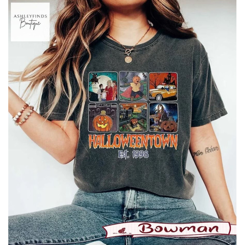 Retro Halloweentown Est 1998 Comfort Colors Shirt, Halloweentown University, Retro Halloweentown Sweatshirt,Fall Shirt,Vintage Halloween - 1.jpg