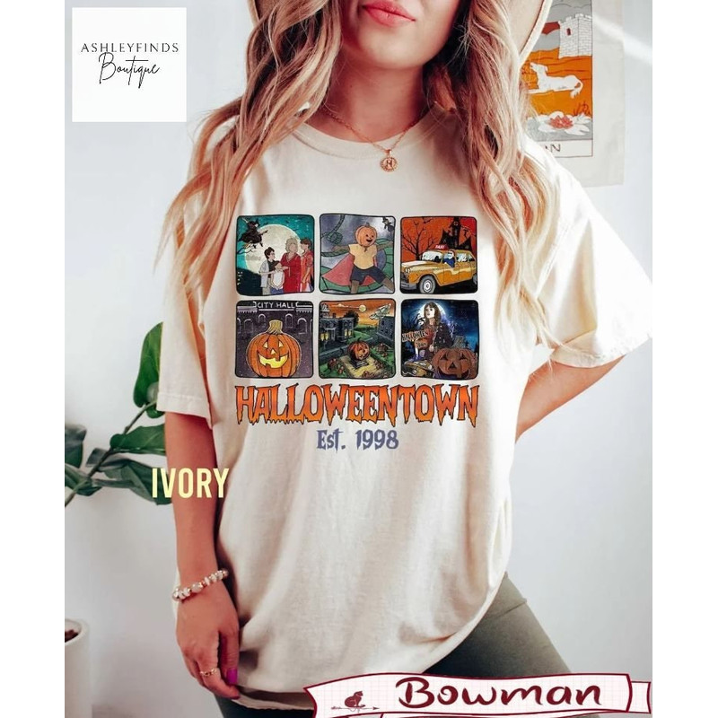 Retro Halloweentown Est 1998 Comfort Colors Shirt, Halloweentown University, Retro Halloweentown Sweatshirt,Fall Shirt,Vintage Halloween - 2.jpg
