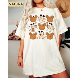 retro mickey pumpkins head mickey boo shirt, mickey spooky season halloween shirt, disney spooky shirt, disney halloween