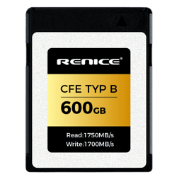 RENICE CFexpress Type B Memory Card Raw 4K/8K Video Recording,up to 1700MB/s Read, 1600MB/s Write - 600GB