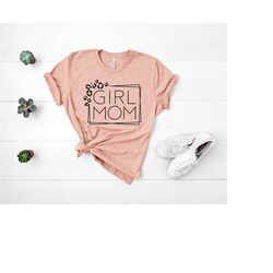 girl mom shirt, mom of girls shirt, shirt for girl mom, mom gift ideas, mother's day gift, girl mama shirt, leopard mama
