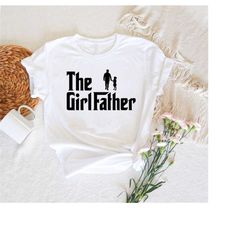 dad of girls shirt,unique gifts for dad,daddy's girl shirt,vintage style the girl father t-shirt,fathers day men shirts,