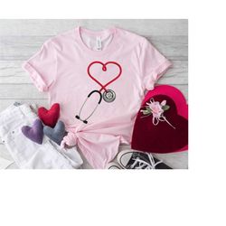 stethoscope nurse heart shirt,nurse mom gift,love nurse healthcare worker registered nurse cna nicu shirt,nurse birthday