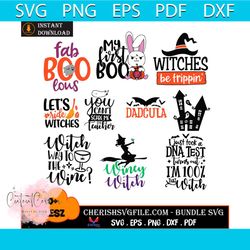 halloween boo bundle svg, 10 files halloween boo svg, halloween svg