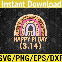 happy pi day mathematics math teacher leopard  svg, eps, png, dxf, digital download