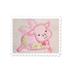 flying pig applique
