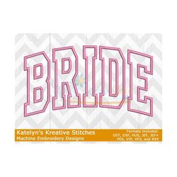 Bride Arched Embroidery