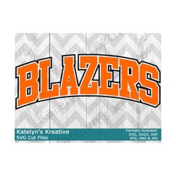 Blazers Arched SVG Files