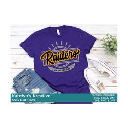 raiders script rectangle svg files