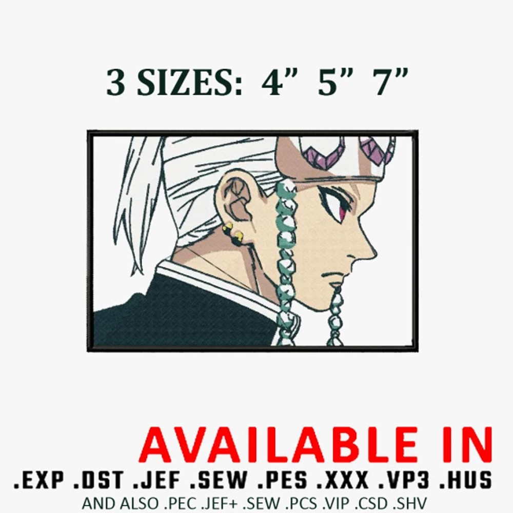 Tengen Uzui Embroidery Design