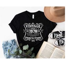 45th birthday shirt of 2023,vintage 1978 limited edition aged shirt,45th birthday gift for men,45th birthday best friend
