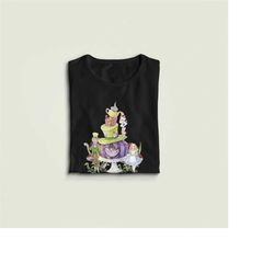 Alice in Wonderland Shirt, Its Always Tea Time Tshirt, Mad Hatter Tea Party, Cheshire Cat Tee, Wonderland Gift, Alice Sh